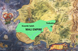 Ancient Mali Kingdom ~ This file is licensed under the Creative Commons Attribution-Share Alike 3.0 Unported license