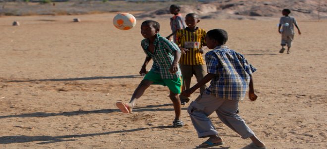 Children in Somalia Playing